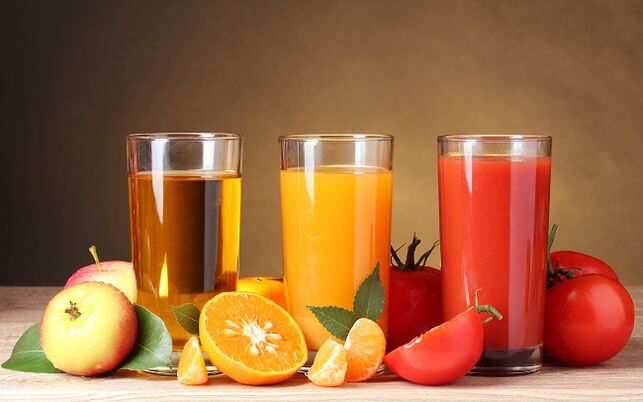 плодови и зеленчукови сокове за потентност